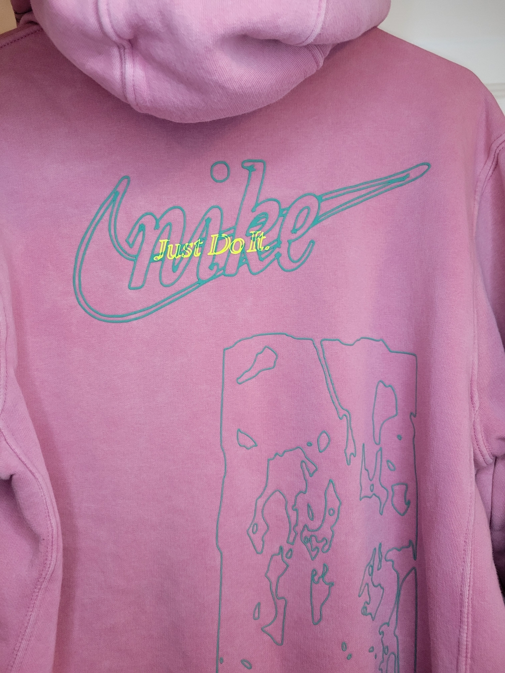 Nike Pink 'Just Do It' Graphic Hoodie - Picture 6 of 8